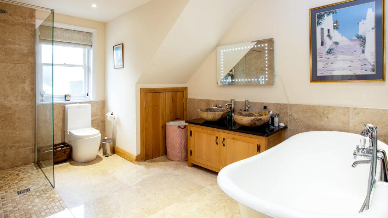Vanity Unit & Bespoke Bathroom Suit - Turners Hill - West Sussex